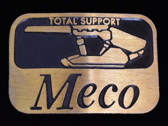 Longwall Coal Miner Shield Meco Solid Brass Vinta… - image 1