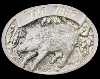 s-l400.jpg Front Looking Wild Boar Money Clip main image 1