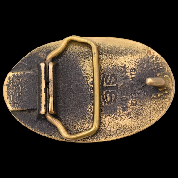 Solid Brass Mountain Forest River Valley Sunrise … - image 2