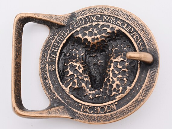 Tech Ether Guild "Big Horn" Solid Brass Vintage B… - image 2
