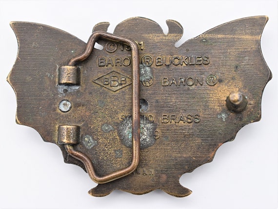 Vintage 1982 Baron Buckles Solid Brass 6269 Belt Buckle | eBay
