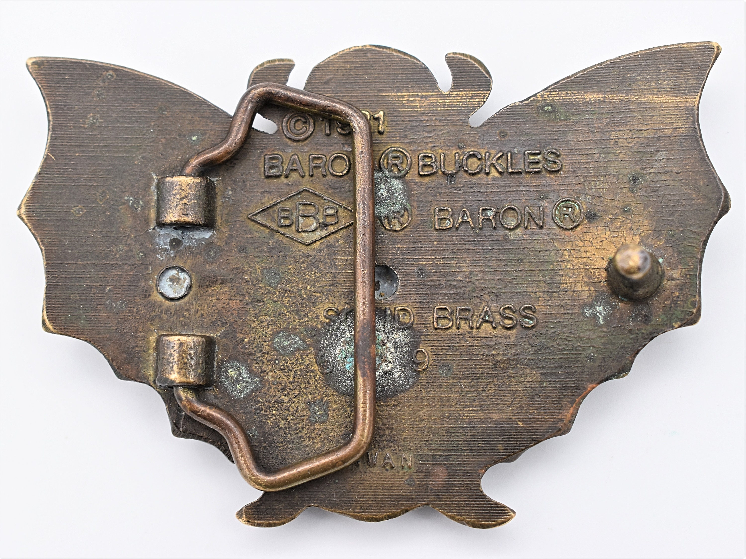 ⭐︎BARON BUCKLEバックル⭐︎ Harley Davidson Baron Solid Brass Eagle Belt Buckle