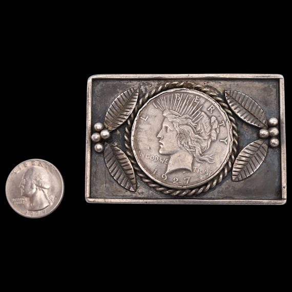 Peace Dollar Coin Solid Sterling Silver Western V… - image 3