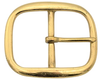 Solid Brass 1 3/4" Belt Buckle