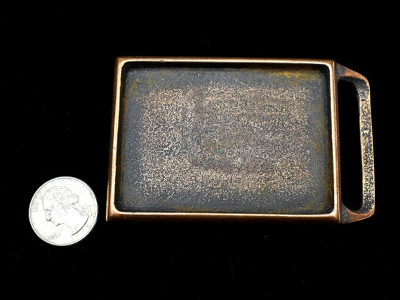 Tech Ether Guild Blank Solid Brass Vintage Belt B… - image 3