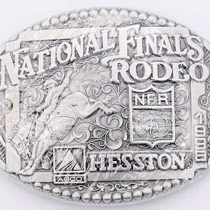 1998 Hesston NFR National Finals Rodeo Vintage Belt Buckle ~SEALED NOS~