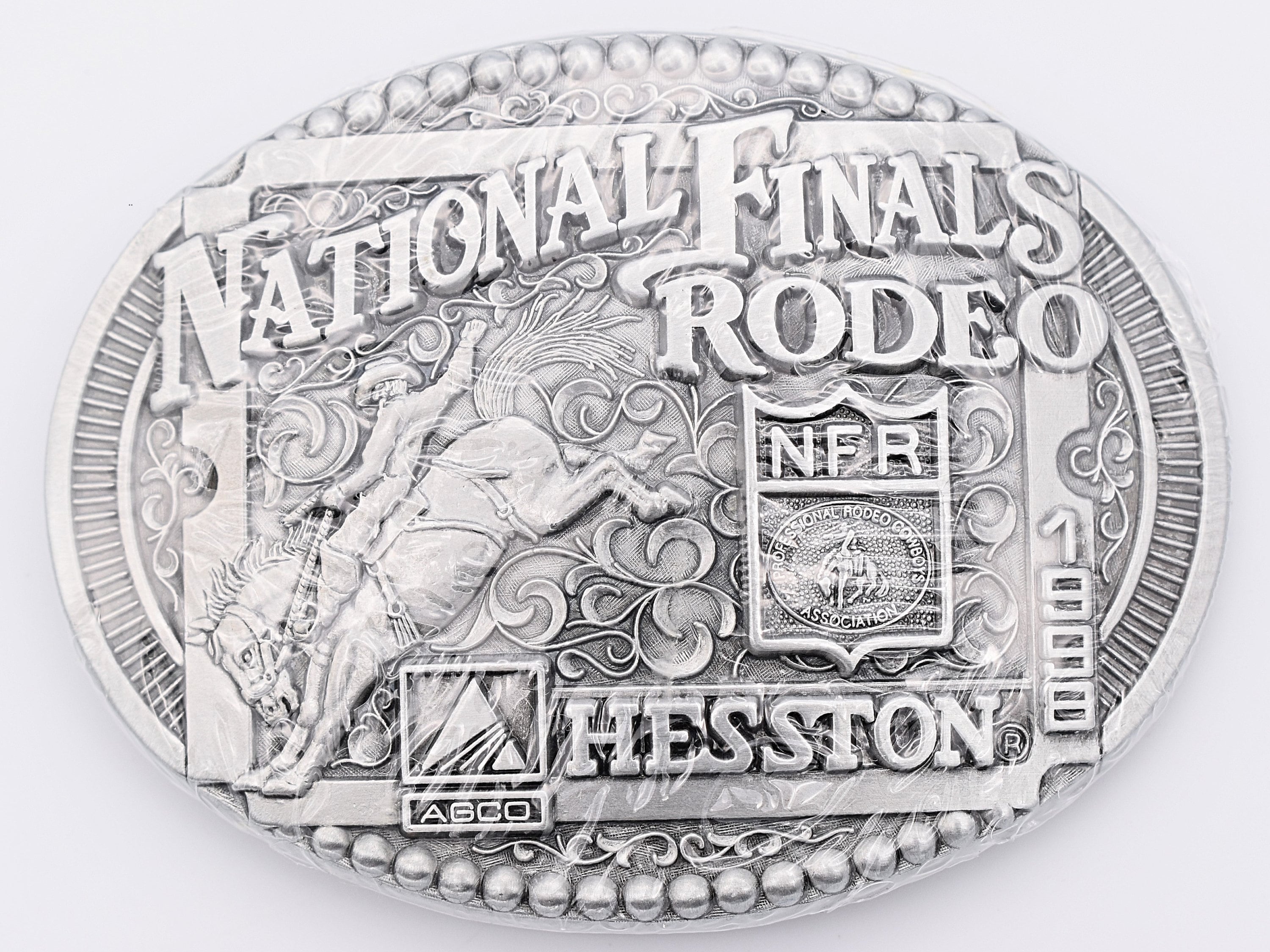 1998 Hesston NFR National Finals Rodeo Vintage Belt Buckle ~SEALED