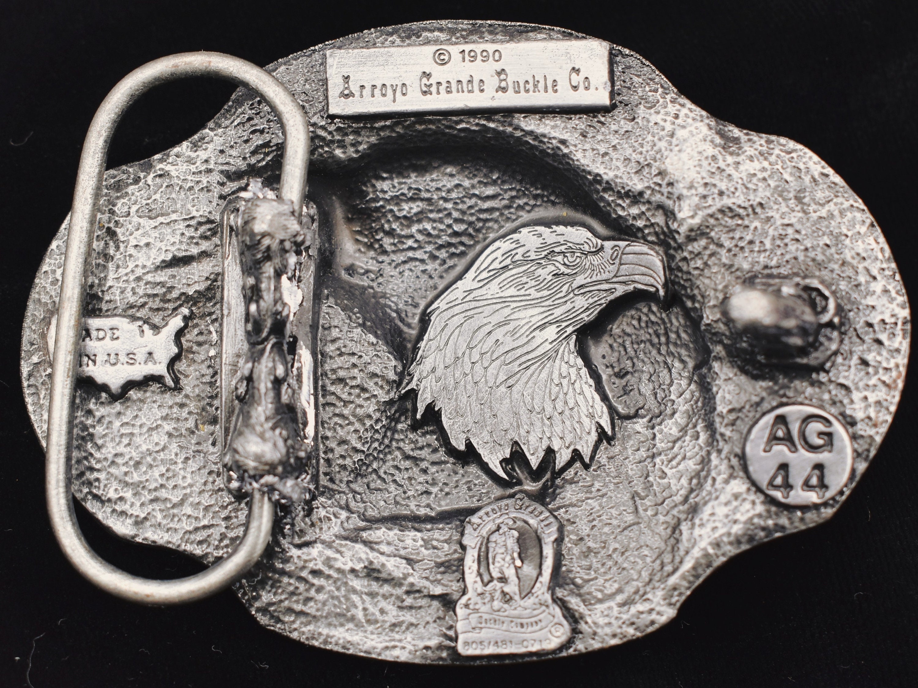 小物 Vintage Mogul Eagle Buckle Design Belt Vintage Mogul Eagle Buckle Design Belt