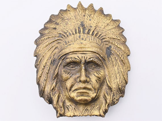 Native American Feather Headdress 1980s Vintage B… - image 1