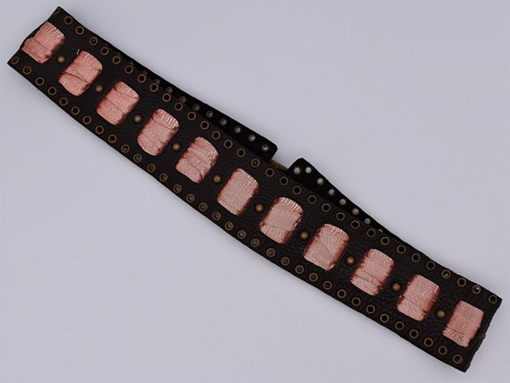 Genuine Bison Leather Western Women's Belt ~ Size… - image 3