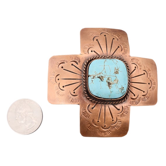 Copper Handmade Southwestern Concho Boho Vintage … - image 4