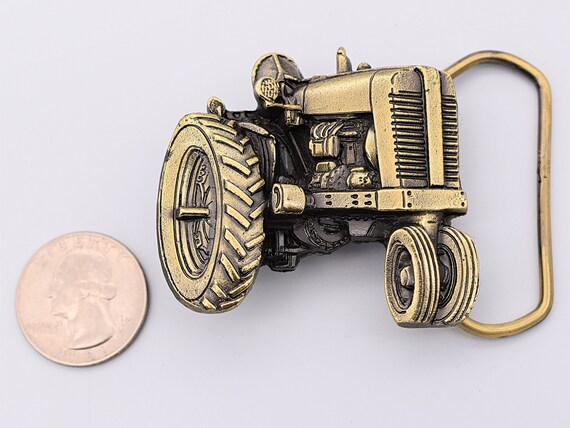 Antique Model Tractor Farming Farmer Collector Re… - image 3