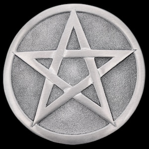 Pentagram Star Belt Buckle