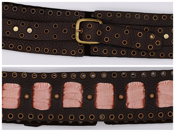 Genuine Bison Leather Western Women's Belt ~ Size… - image 1