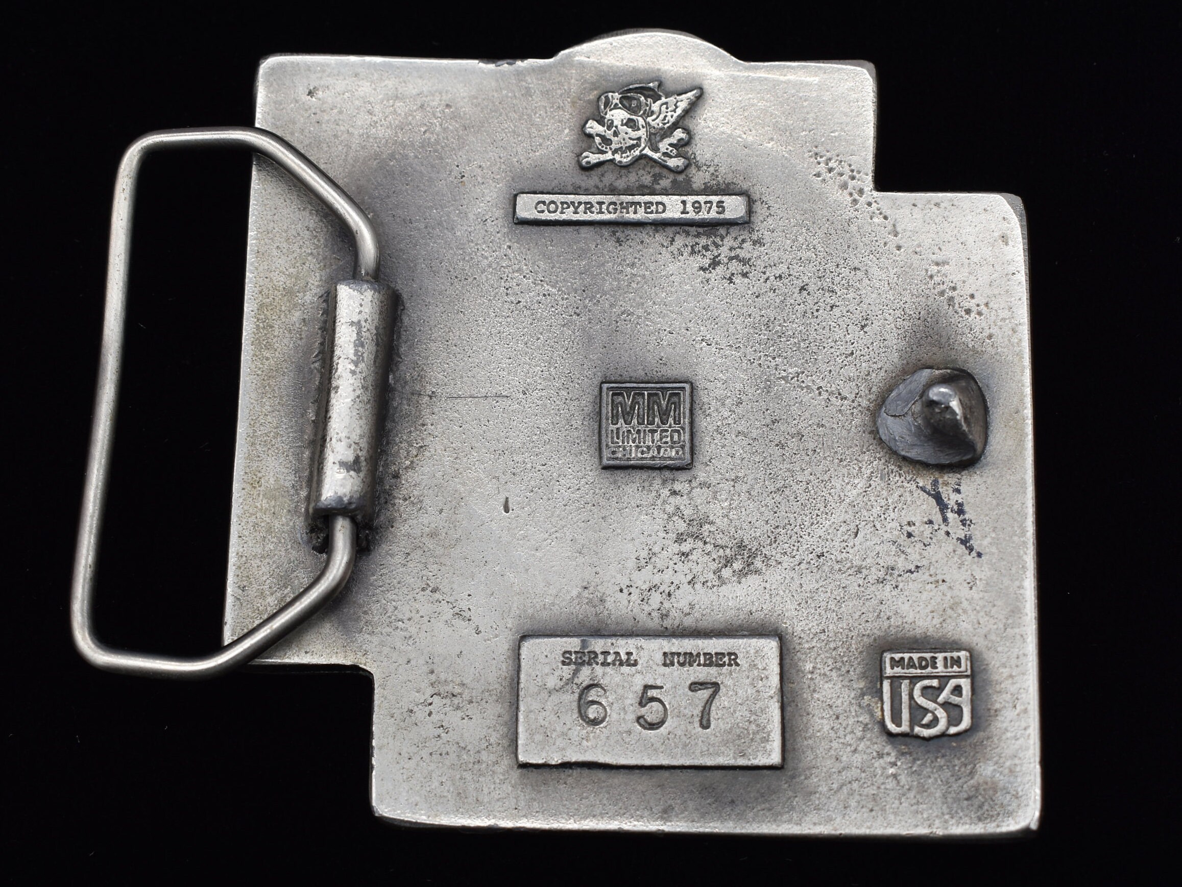 Motorcycle Cruiser Sunrise Biker 1970s Vintage Belt Buckle - Etsy