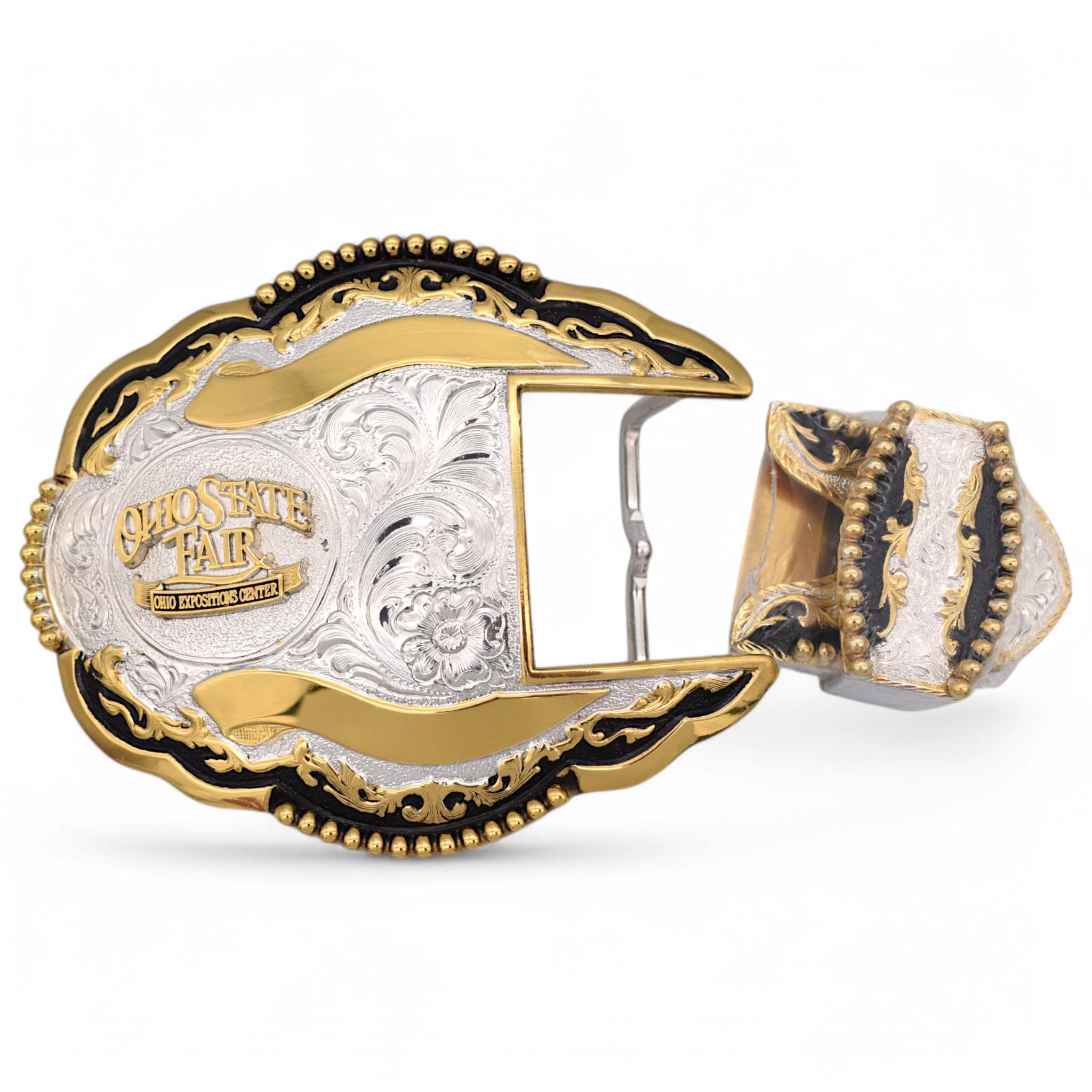 Ohio State Fair 1980s Ranger Style 3-piece Vintage Belt 