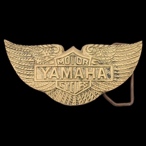 Yamaha Solid Brass Vintage Belt Buckle