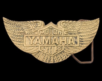 Yamaha Solid Brass Vintage Belt Buckle