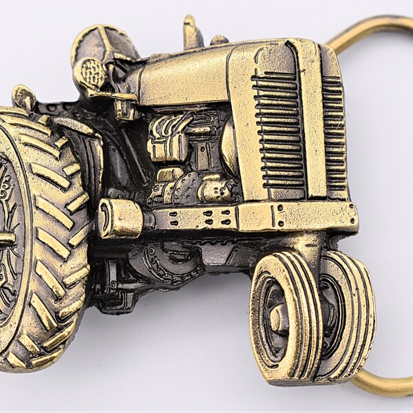 Tractor Belt Buckle Etsy