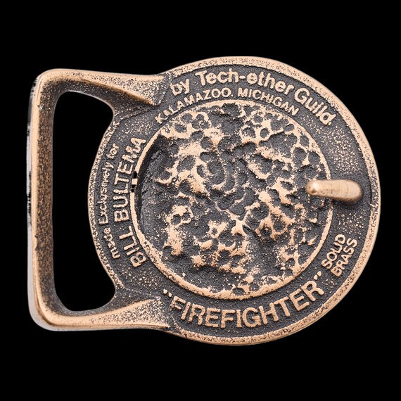Tech Ether Guild Firefighter Solid Brass Vintage … - image 2