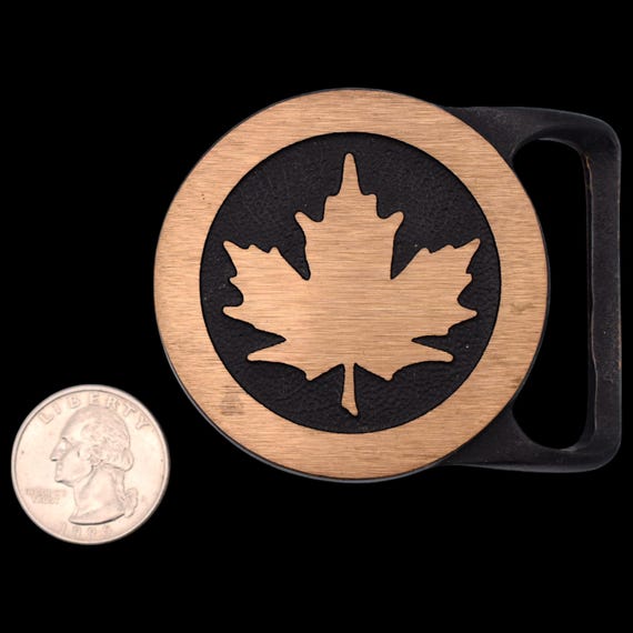 Tech Ether Guild "Maple Leaf" Solid Brass Vintage… - image 3