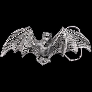 Bat Creepy Scary Dracula Scary Movie Halloween Belt Buckle image 1