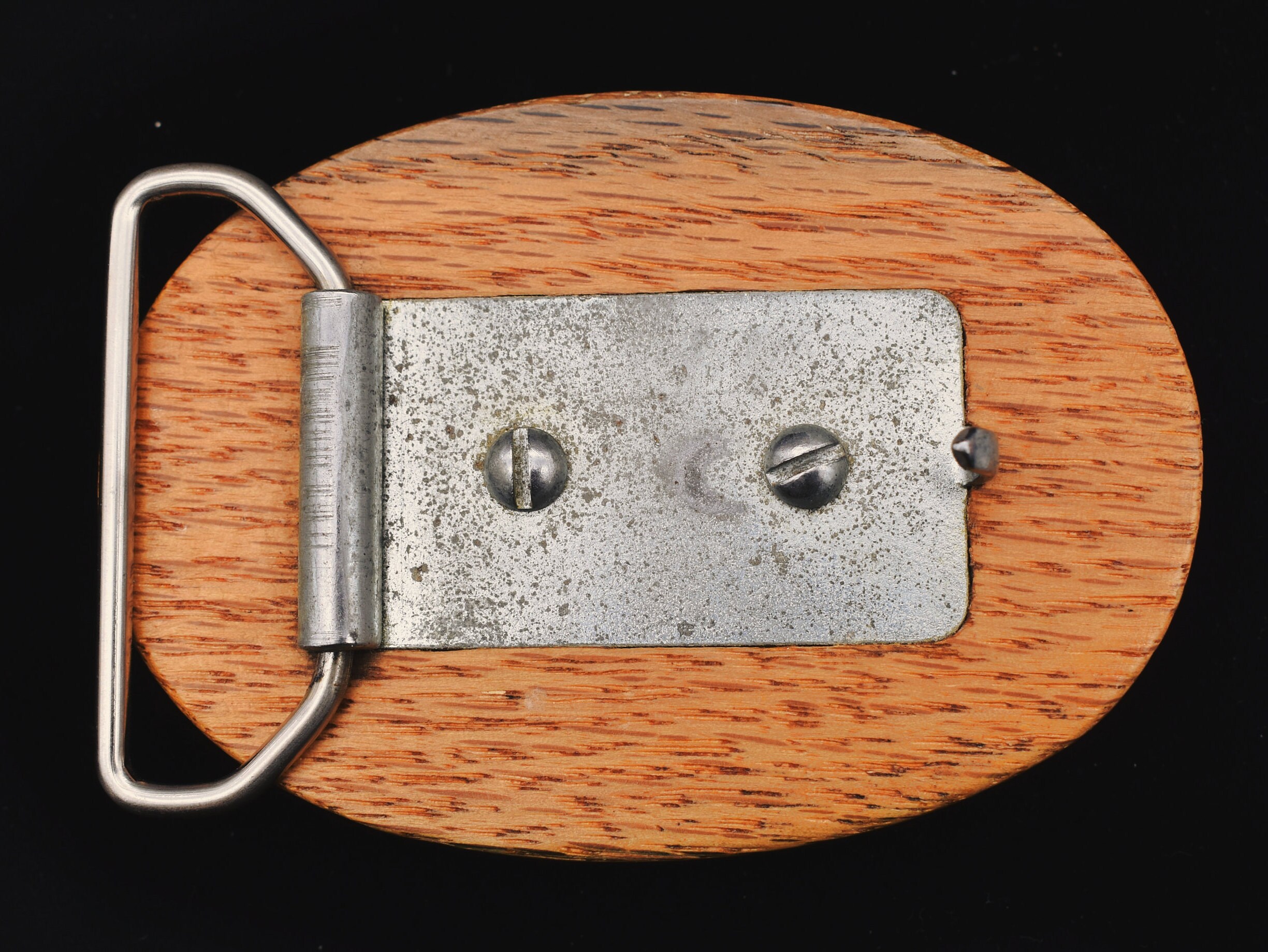Agate Polished Stone Centerpiece Wood Vintage Belt Buckle - Etsy display picture 1