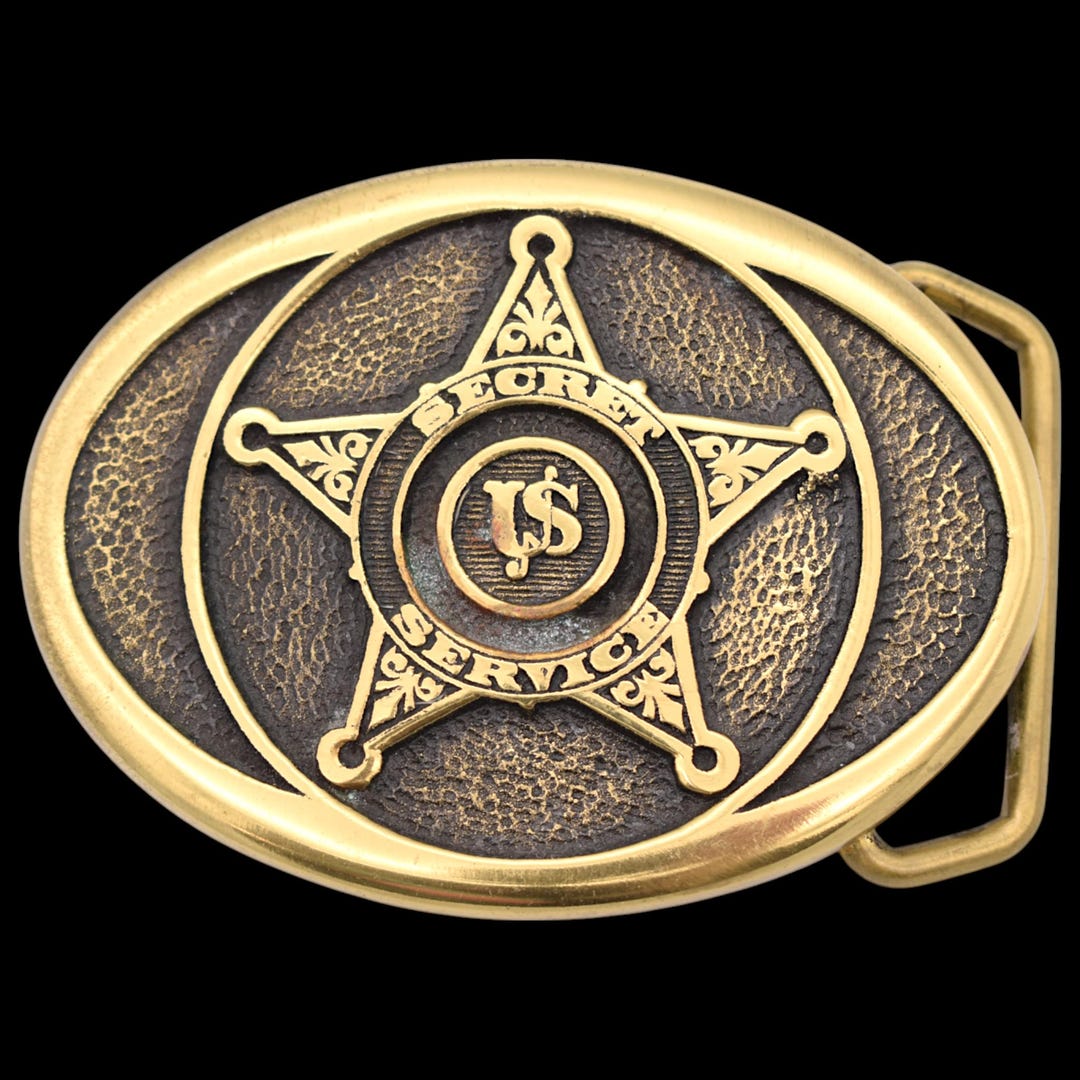 Secret Law Enforcement Belt Buckles Black Leather Duty Ratchet