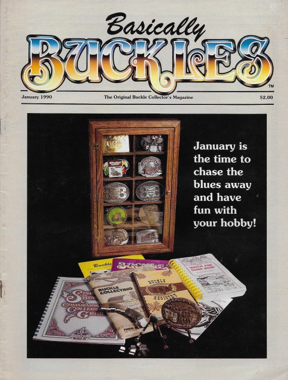 1990 Basically Buckles Magazines ~ Vintage Belt Bu