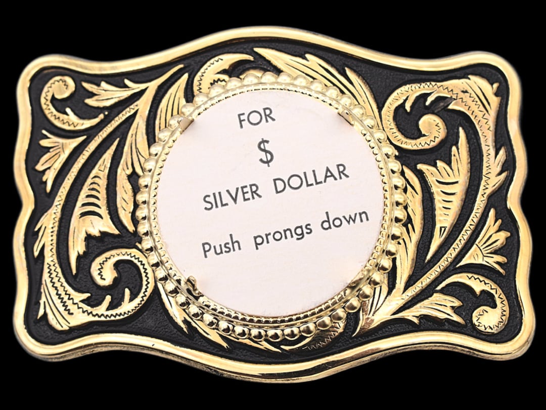 Silver Dollar Belt Buckle Blank 39mm Craft Jewelry Supply Etsy