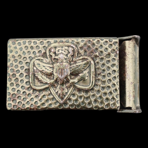 Girl Scouts Vintage Belt Buckle