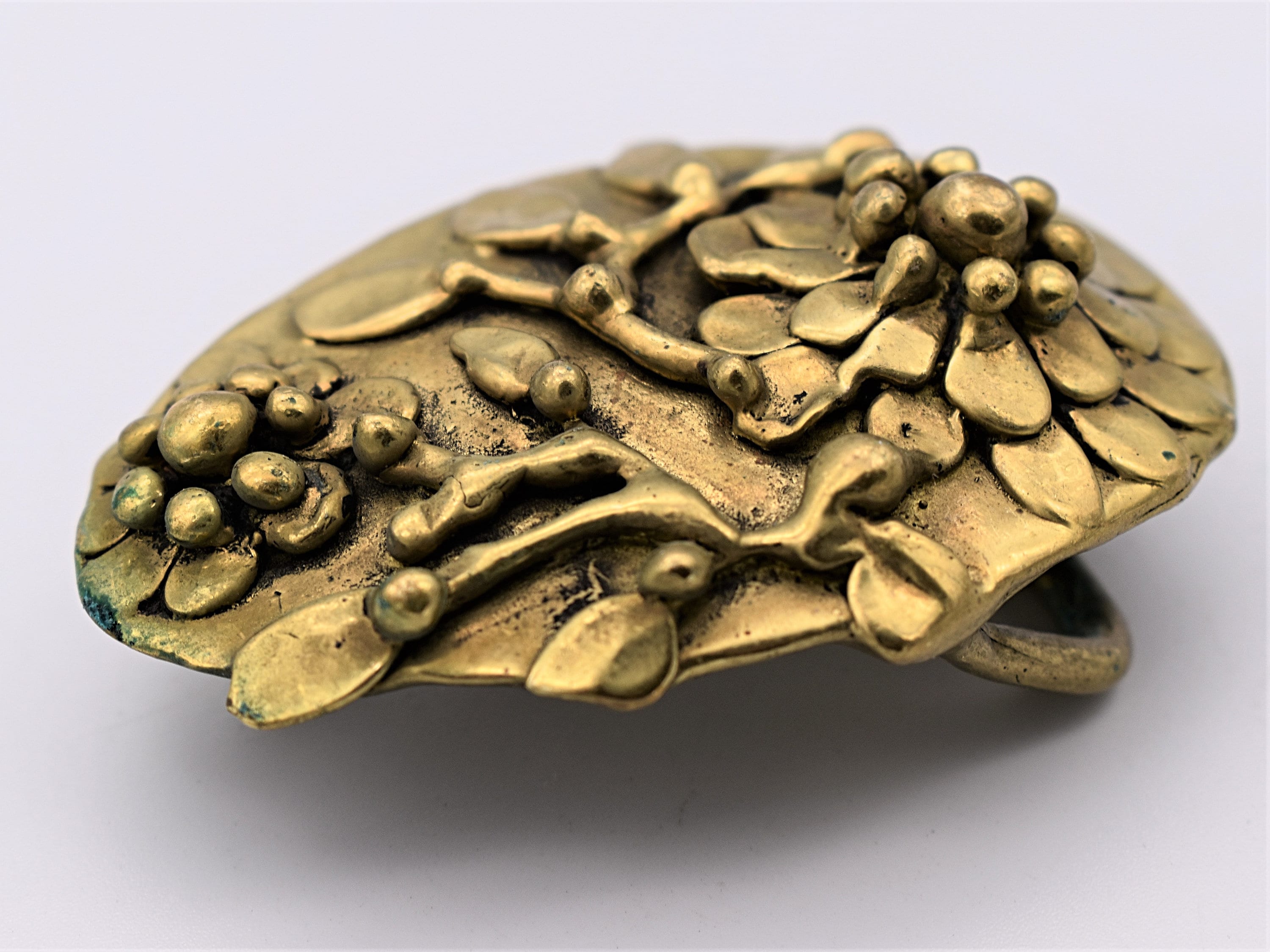 Stephen Burr Flowers Handmade Solid Brass MCM 70s Modern  display picture 2