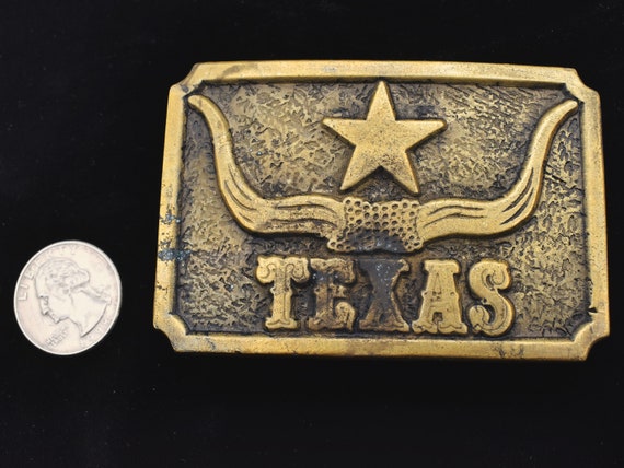 1970s Texas Lone Star State Longhorns Vintage Bel… - image 3