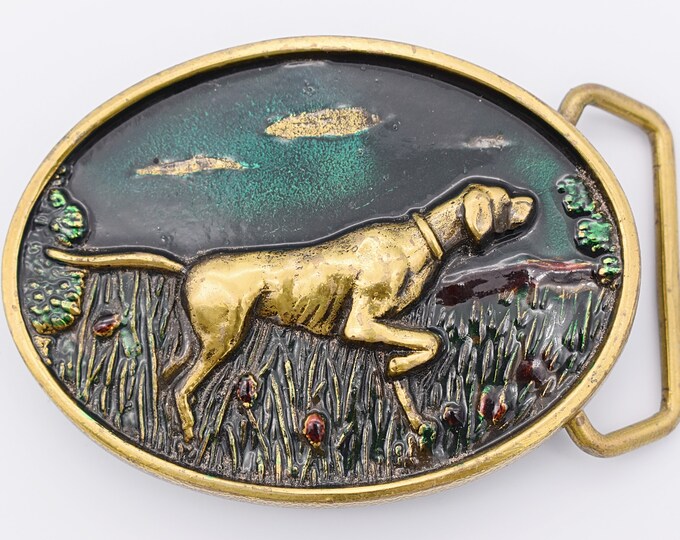Solid Brass Pointer Bird Dog Hunting Dog Solid Brass Vintage Etsy