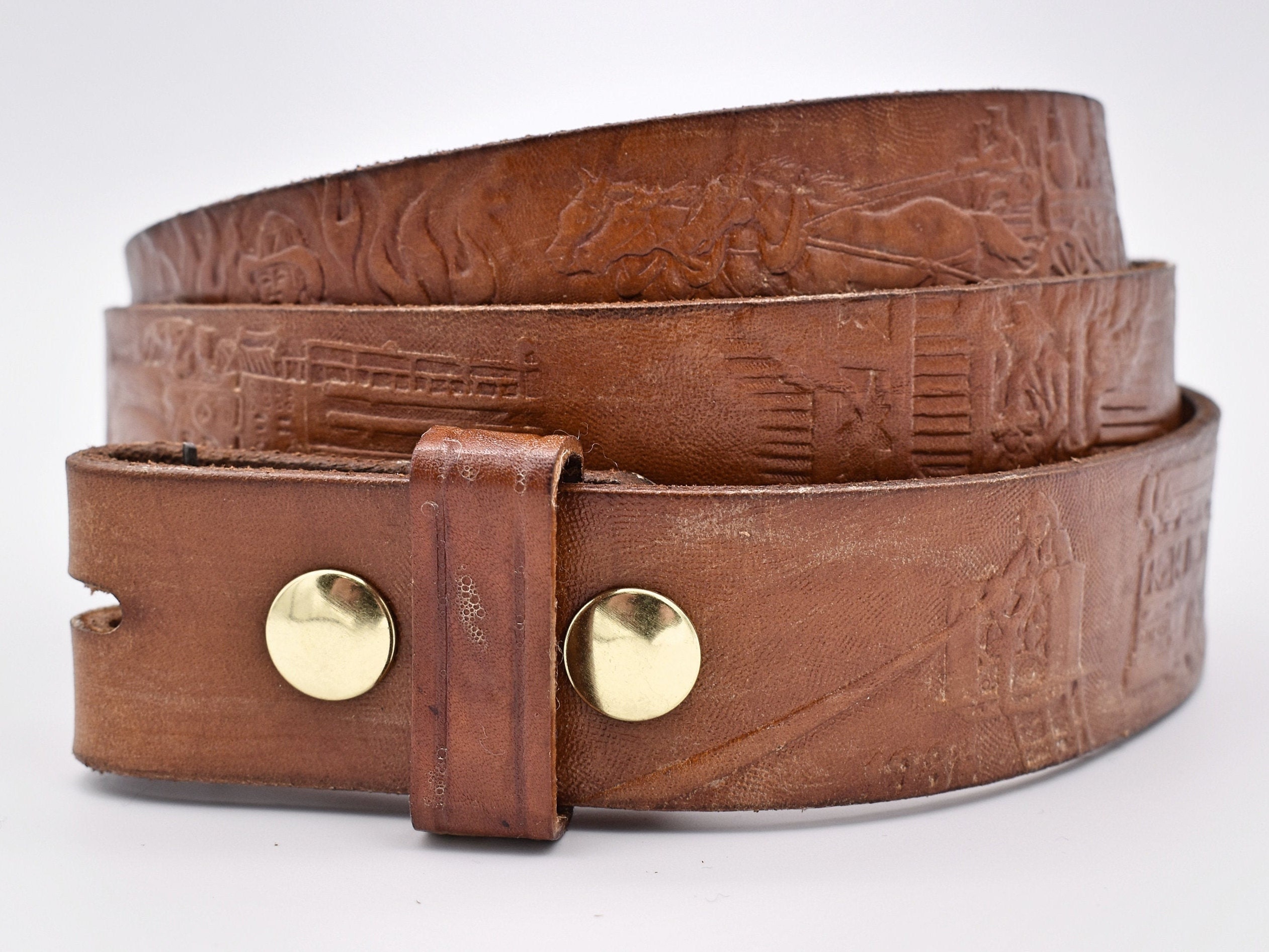 firefighter leather belt