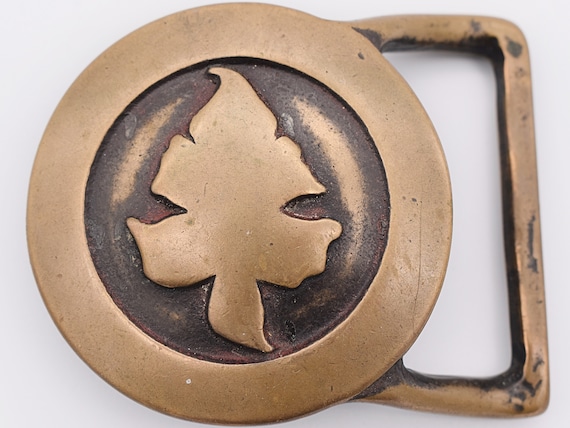 Vintage Brass Belt Buckle >Rare< s-l400.jpg main image 3