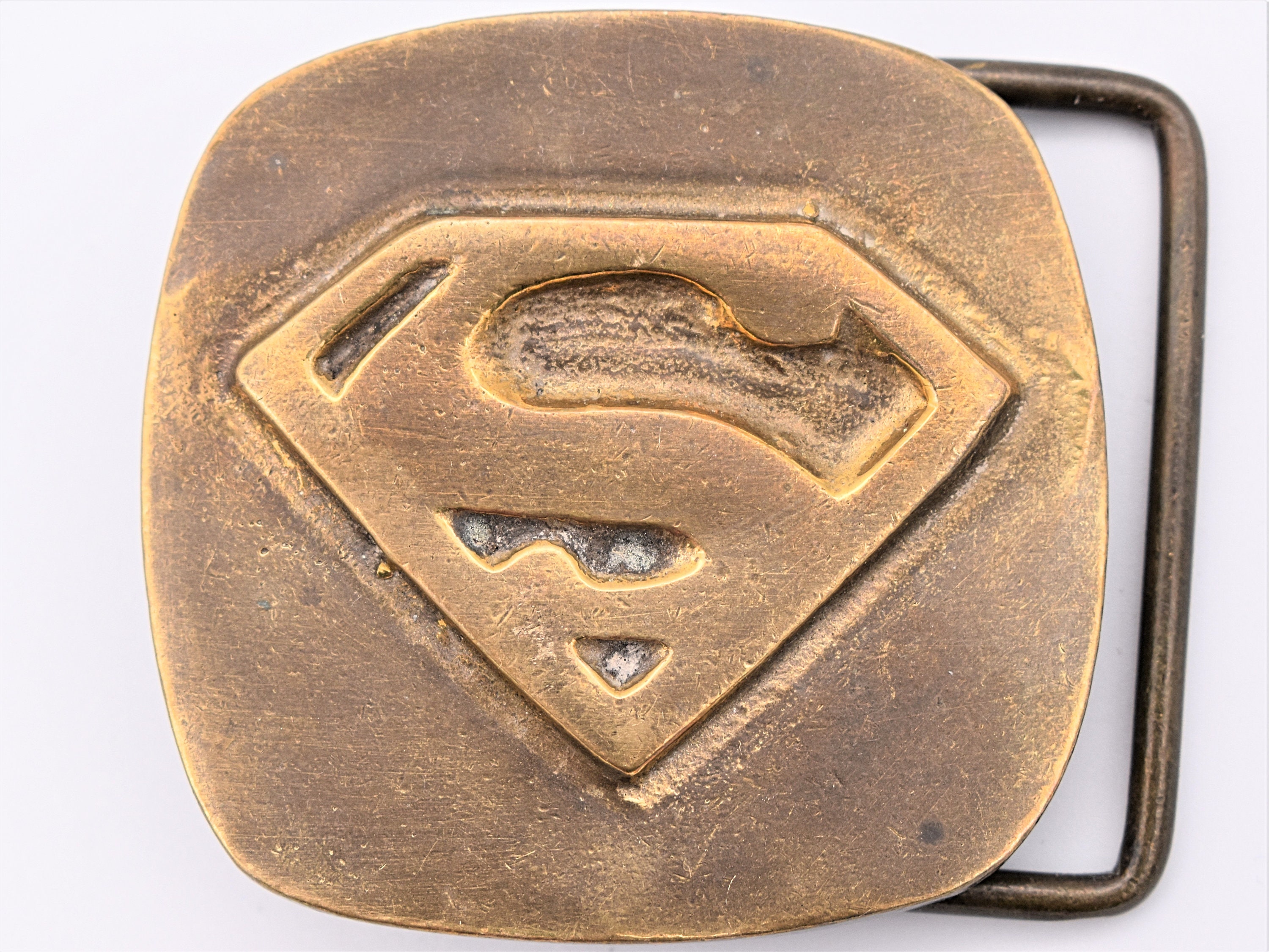6 Vintage Belt Buckles - Superman, Elvis, Celtic Knot, Southwest Pewter Enamel Vintage Men main image 2