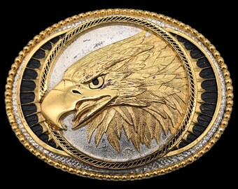 1980s Red White & Blue Enamel Belt Buckle Marked 20 26 - Etsy display picture 3