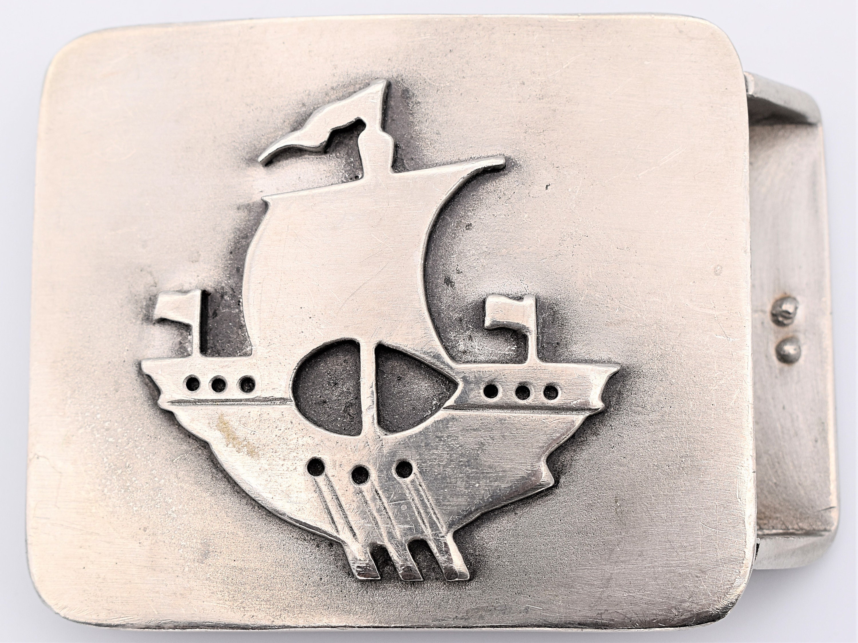 Pewter Pirate Buckle - Etsy