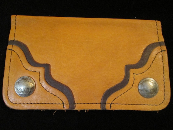 Vintage Buffalo Trading Co. Buffalo Hide Leather C