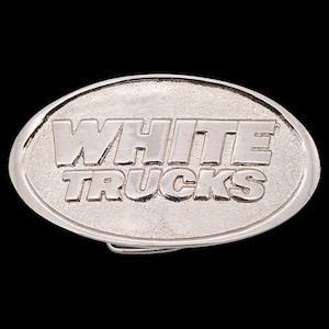 White Trucks Longhaul Trucker Sleeper Vintage Belt Buckle