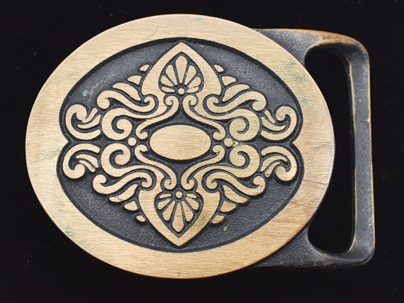 Tech Ether Guild "Brocade" Solid Brass Vintage 19… - image 1