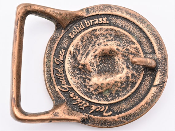 Tech Ether Guild Fire Department Solid Brass Vint… - image 2