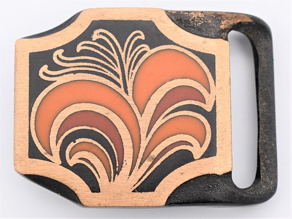 Tech Ether Guild "Lilly" Vintage Solid Brass Belt… - image 1