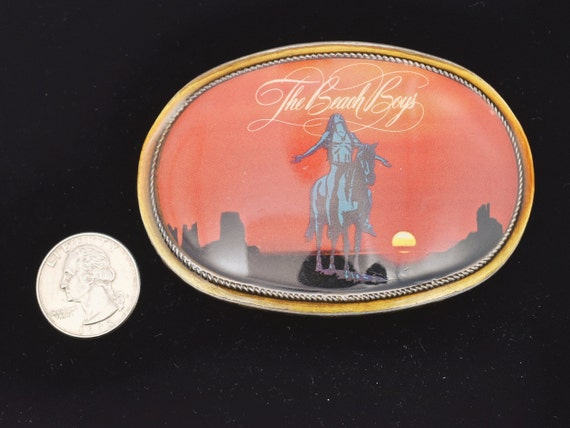 Pacifica The Beach Boys Vintage Belt Buckle - image 4