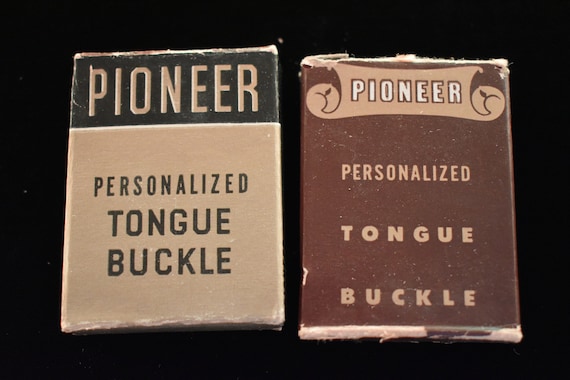 Letter A Belt Buckle Pioneer Tongue Style Traditi… - image 6