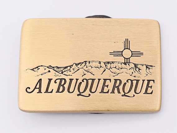 Small Albuquerque New Mexico Solid Bronze 1980s V… - image 1
