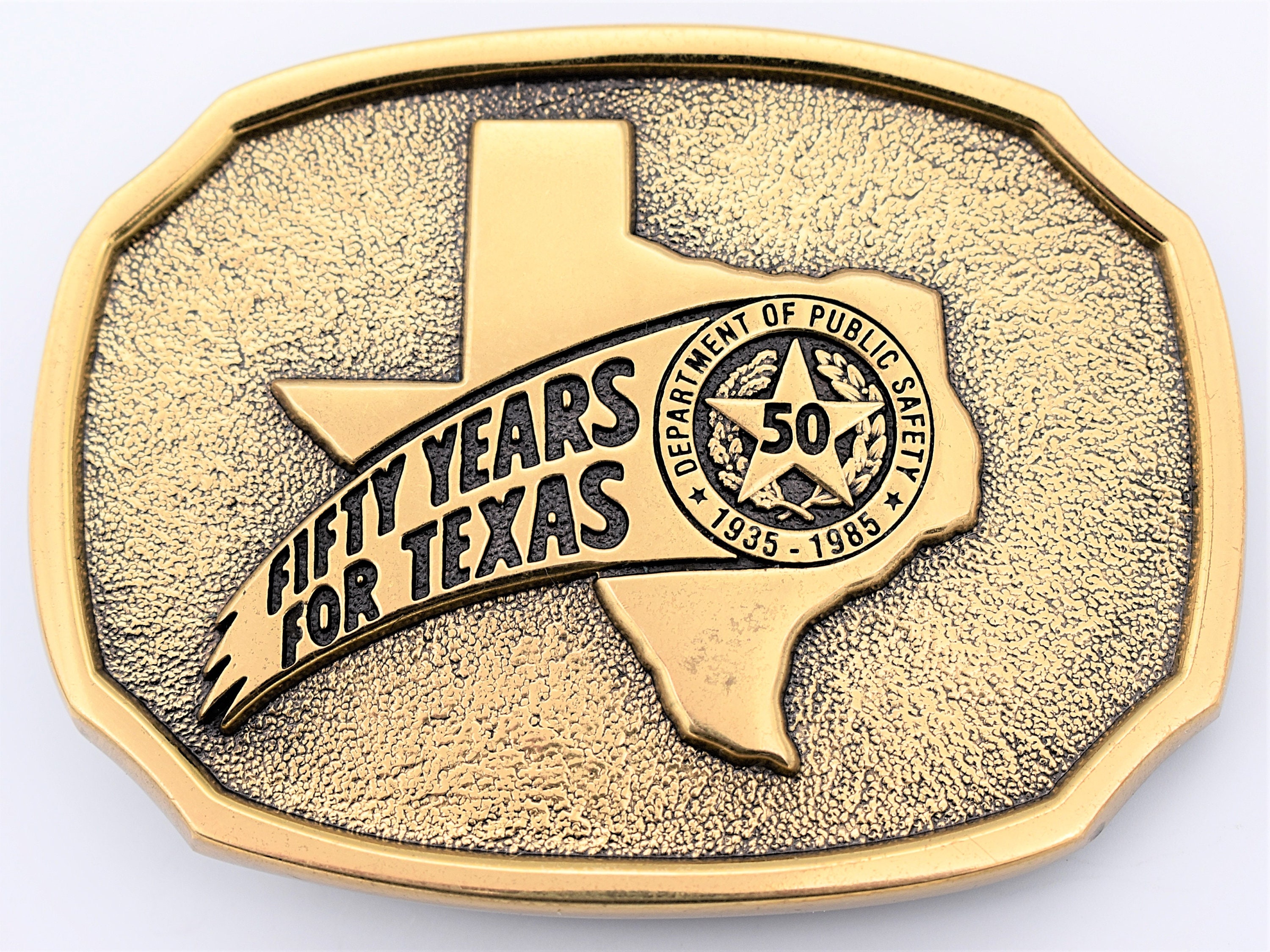 Texas Department of Public Safety Vintage Belt Buckle