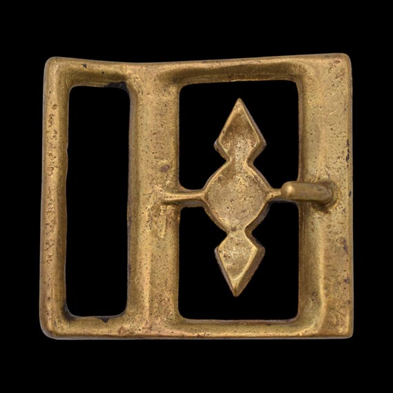 Solid Brass Abstract Art Minimalistic 1970s Vinta… - image 2