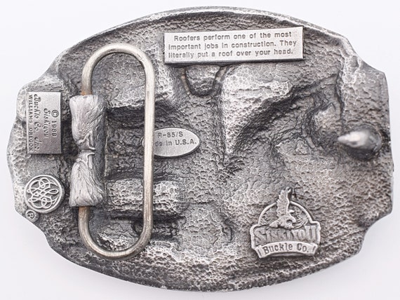 Roofer Construction Worker Home Builder Vintage B… - image 2